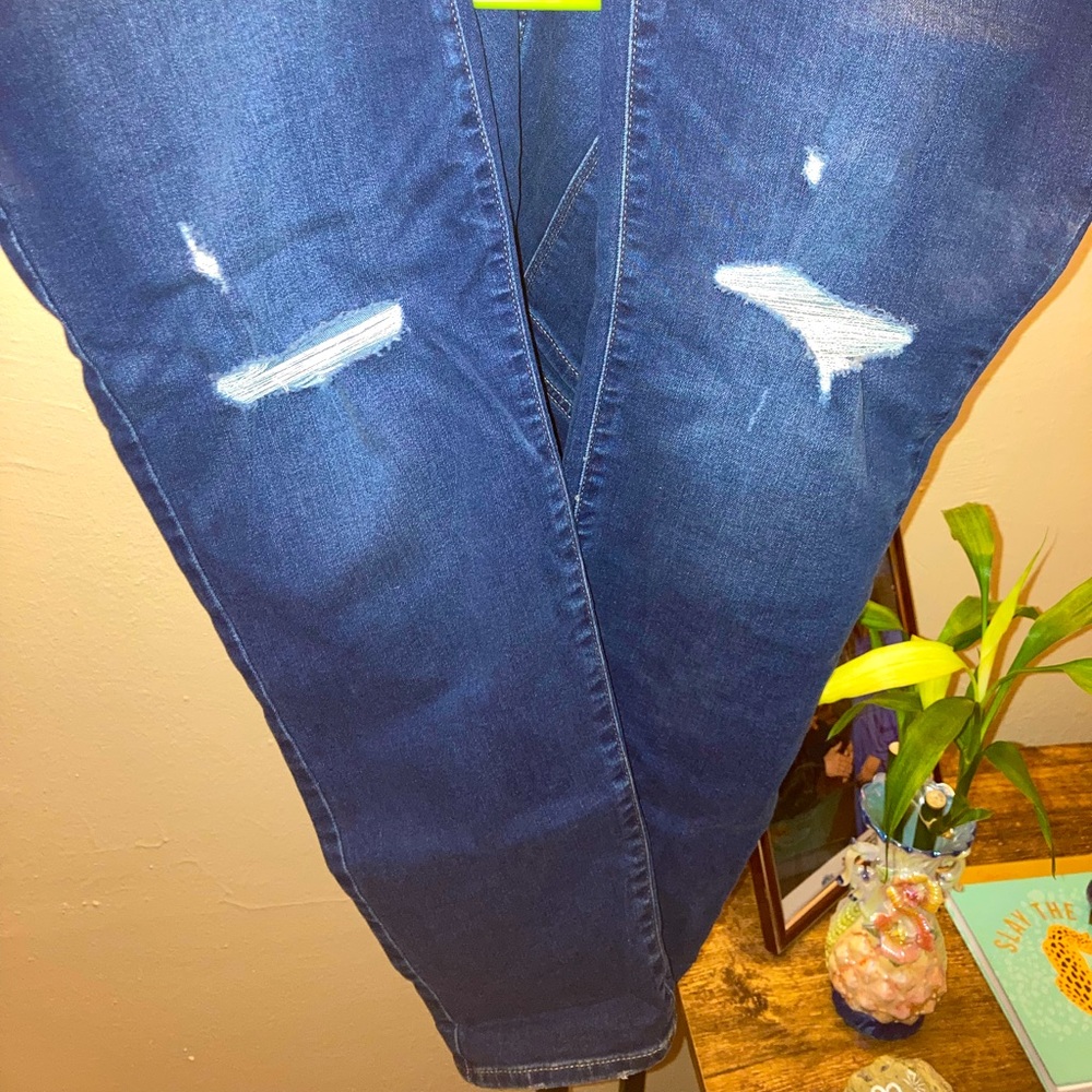 Slip on mid-rise jeggings